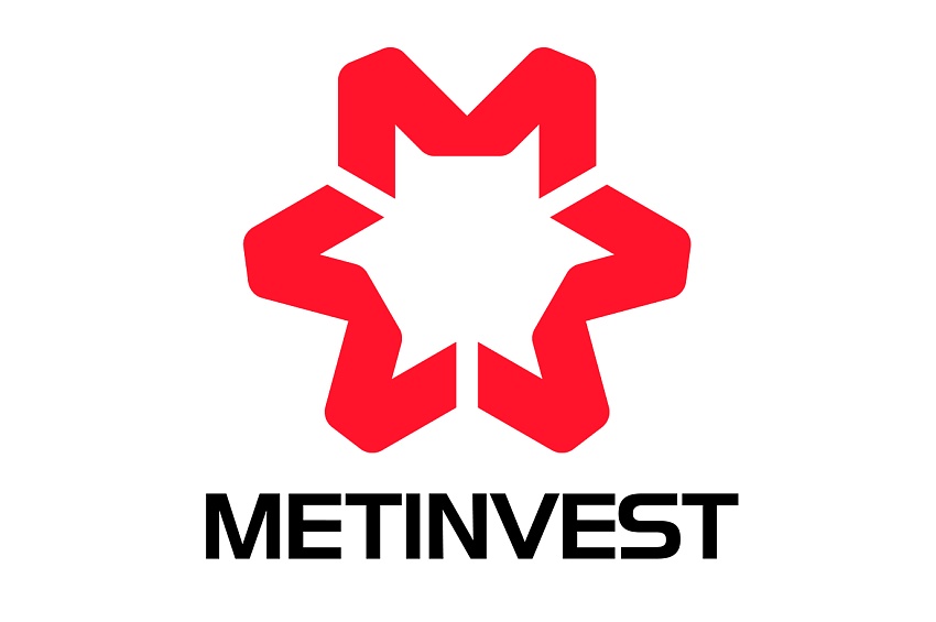 Logo officiel de la holding Metinvest, aciériste et producteur ukrainien