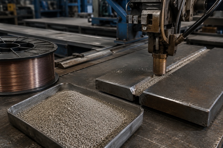 Flux en poudre utilisé pour le soudage à l'arc submergé SAW