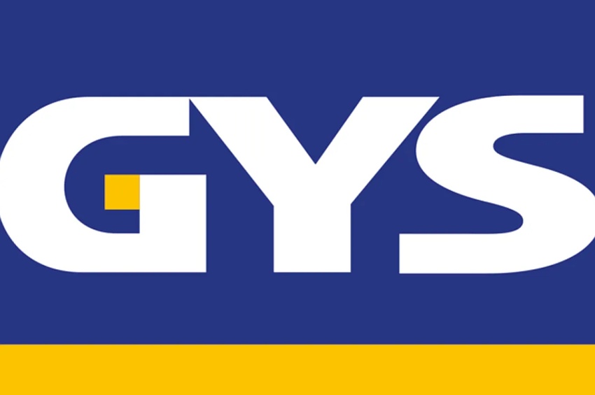 Logo officiel de GYS – fabricant français de postes à souder, chargeurs de batteries et équipements de carrosserie
