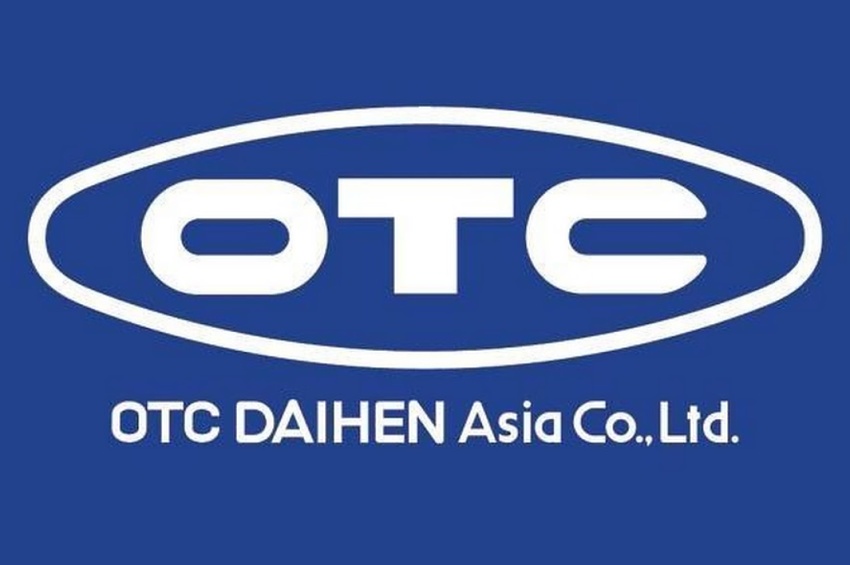 Logo officiel d’OTC Daihen – fabricant japonais de postes à souder et robots de soudage industriels
